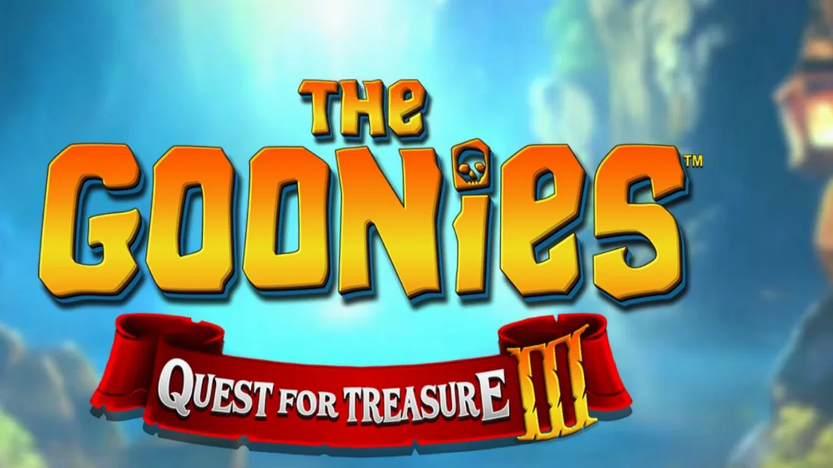 Tampilan visual slot The Goonies Quest for Treasure 3 dengan tema petualangan bajak laut.